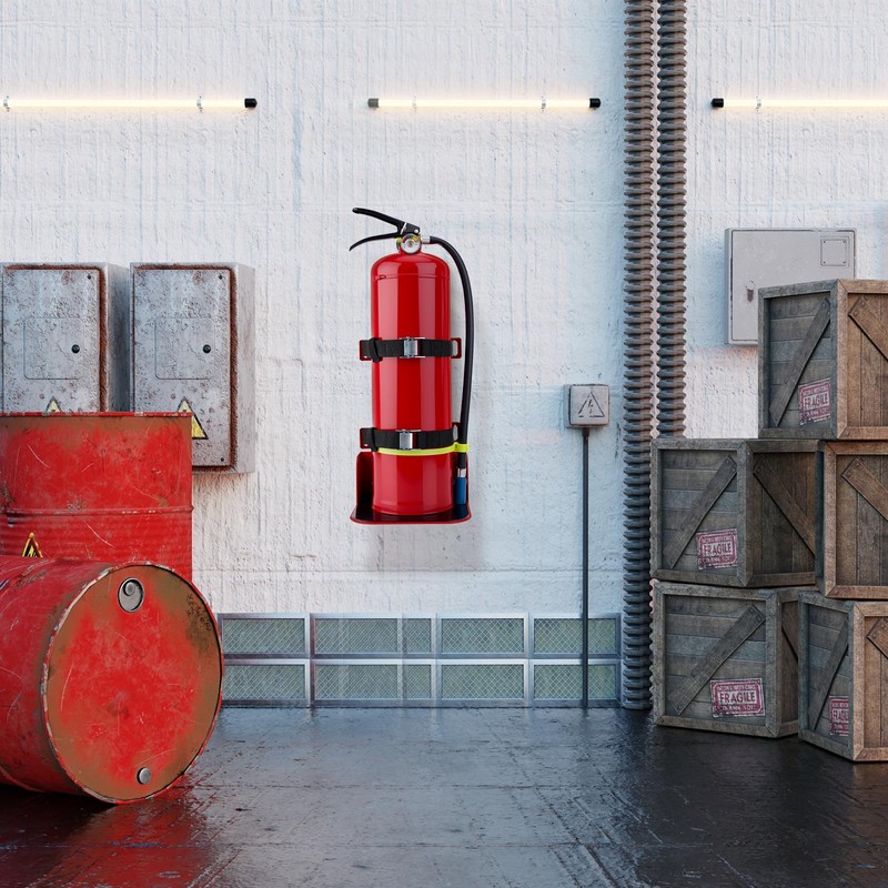 Fire Extinguisher Mount,Heavy Duty Vehicle Bracket Compatible with 20lb ABC,