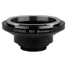 Fotodiox Pro Lens Mount Adapter Compatible with Miranda (MIR) Lenses to C-Mount Cameras