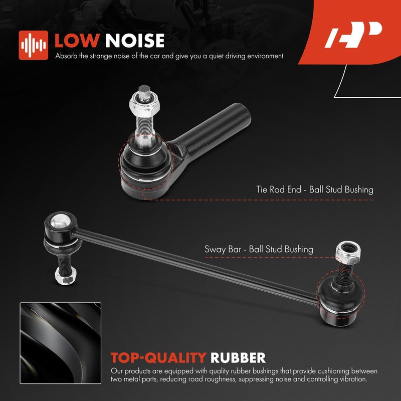 A-Premium Set of 6, Front Sway Bar Link, Inner Outer