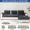 Eismodra Sectional Couch Covers,L Shape Sofa Slipcover Furniture Protector for
