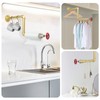 Oroonoko 2 Packs Gold Industrial Pipe Clothes Rack,36 inch Pipe