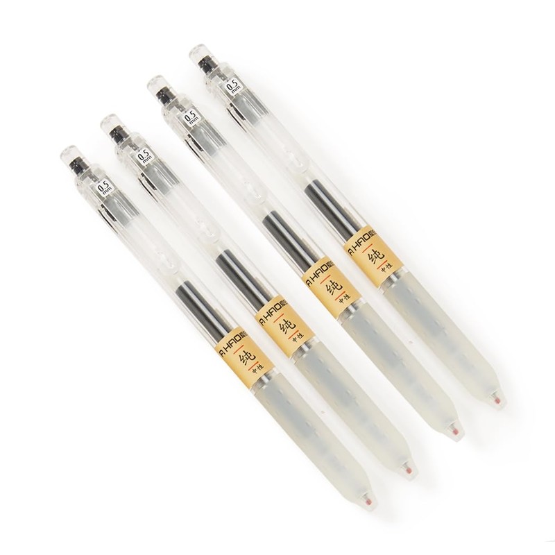 czxwyst X97 Retractable Gel Ink Pens 0.5mm Fine Point (Black