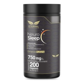 Neurosleep stack 200 capsulas 750mg por porcion bisglicinato de magnesio teanina apigenina y sam-e sin melatonina by Eternal Nutrition