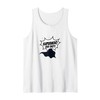 Superhero Off Duty: Funny Comic Style Graphic Tank Top, Men,