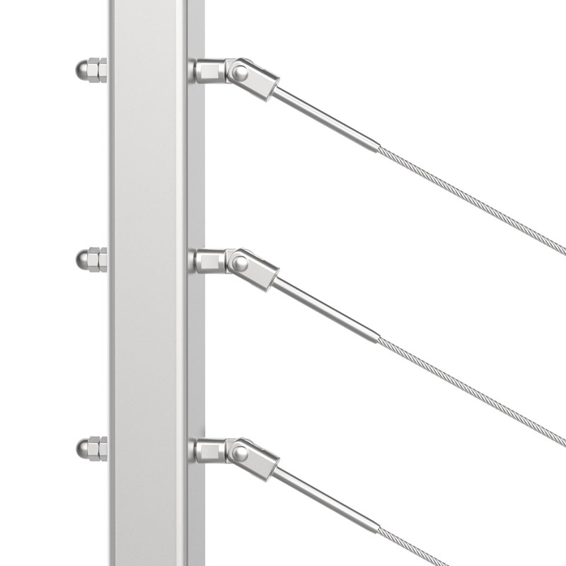 BLIKA 10 Pack 1/8" T316 Stainless Steel 180 Degree Adjustable