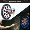 CyeeLife Integrated Dart Shaft and Flights Standard Shape,Dart Accessory Black/Red/Blue/Green/Yellow