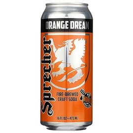 Sprecher Orange Dream Soda, Kosher, Gluten Free, 16 Fluid Ounce (Pack of 12)