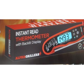 ALPHAGRILLERS Alpha Grillers Instant Read Meat Thermometer for Cooking & Grilling - 2 BOXES