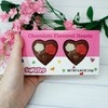 Chocolate Flavored Hearts with Roses, Valentine’s Candy Gifts, Two Pieces