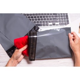 Mailing Bags, Red Ember 40 Pcs Shipping Poly Postal Self Seal Bags in Size 6.5 x 9 Inch Size Small Mailing Bags Postage Bags 165mm to 230mm (40)