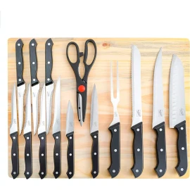 Gibson Home Juego De Cuchillos Acero Inoxidable Con Tabla 15 Piezas