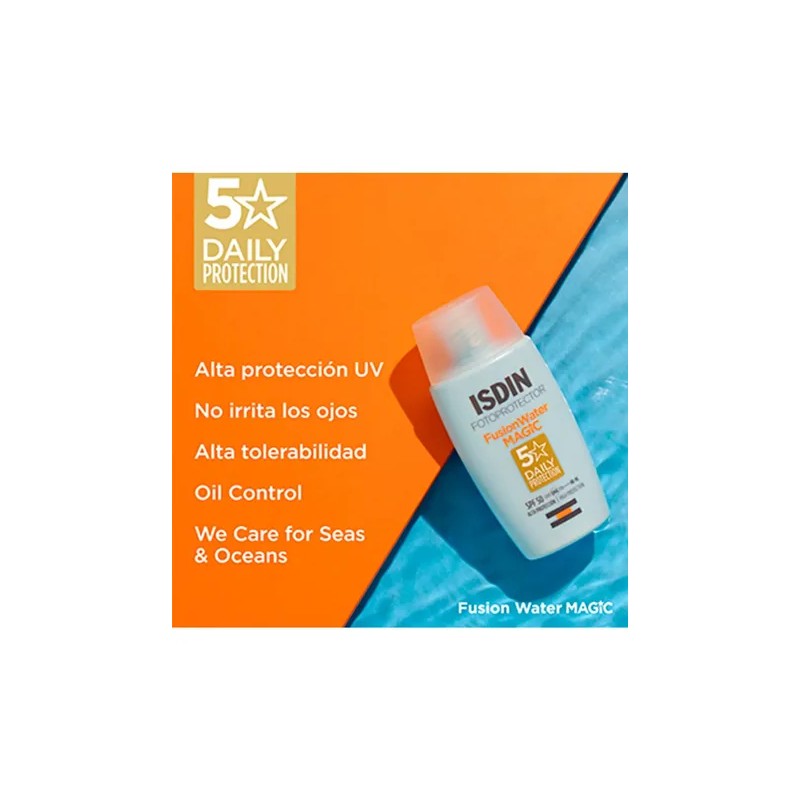 Protector Solar Facial Fusion Water Magic Spf50 Isdin