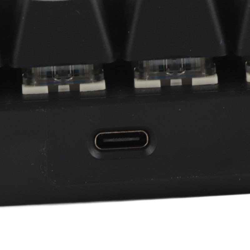 Mechanical Keyboard 68 Keys RGB Backlight Compact Wired Keyboard with