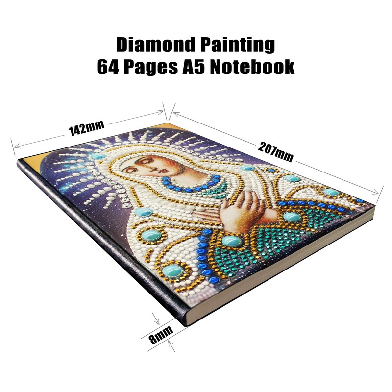 YOBEYI Diamond Painting Notebook Daily Plan Book Journal for Journaling