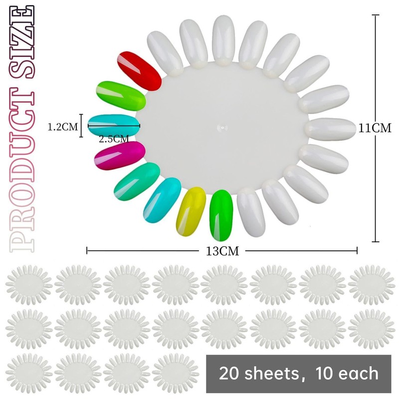 400 Pieces Of Nail Art Practice Supplies, Nail Art Training