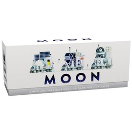 Sinister Fish Games: Moon - A Lunar Competitive Sci-Fi Board Game, A Pick & Pass Base-Building Game for 1-5 Players, Ages 10+