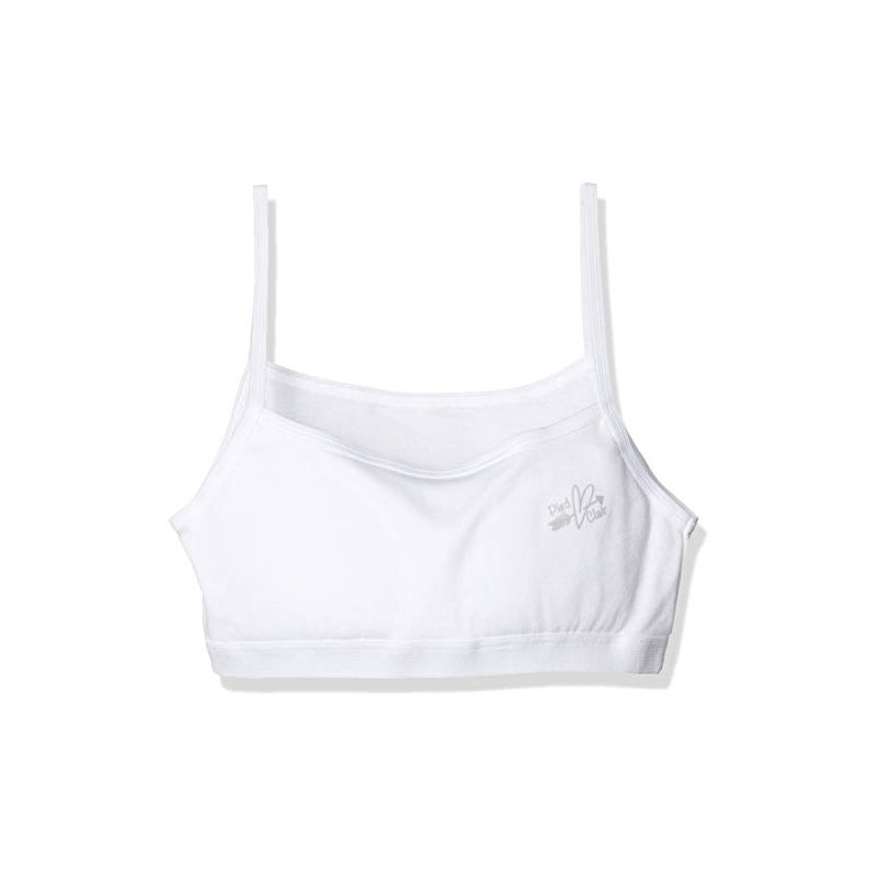 Gunze Pieclaire Daily 100% Cotton Half-Top, Girls, white