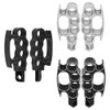 MACHSWON 2x Motorcycle Footrest CNC Floor Board Control Foot Pegs,