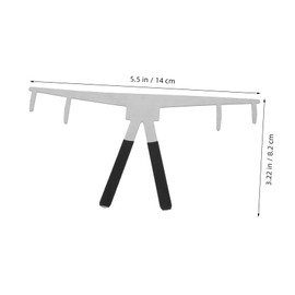 FOMIYES Eyebrow Tattooing Tool Professional Brow Mapping Ruler Stainless Steel Measuring Tool Easy Symmetry Shape for Artists