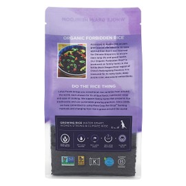 Lotus Foods Organic Forbidden Rice, 15-Ounce Bags (Pack of 12)