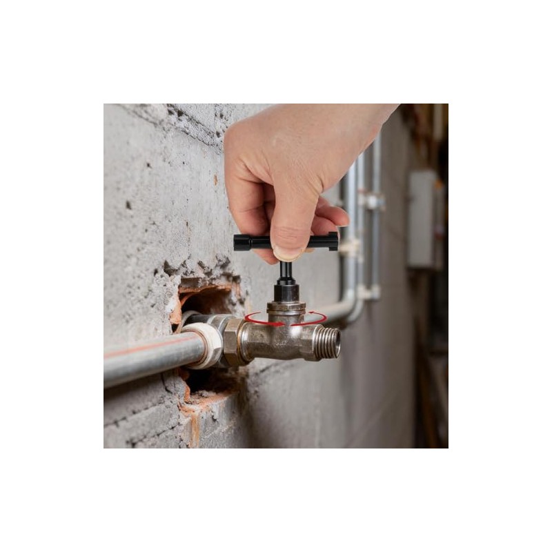 HAUTMEC - Llave de agua universal multifuncional de 4 vías,