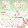Flower Plates and Napkins (Style 3)