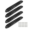 RULLINE Heavy-Duty Non-Slip 4"x24" Oval Step Bar Tread Pad -