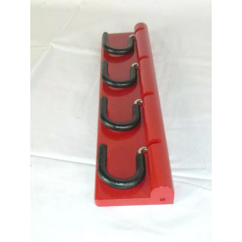 NOS Mid Century Post Modern Con&Con RED Plastic 4 Spot