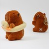 Clearstone Capybara Plush Keychain Chavimaru Swim Ring (Duck) 13cm Brown