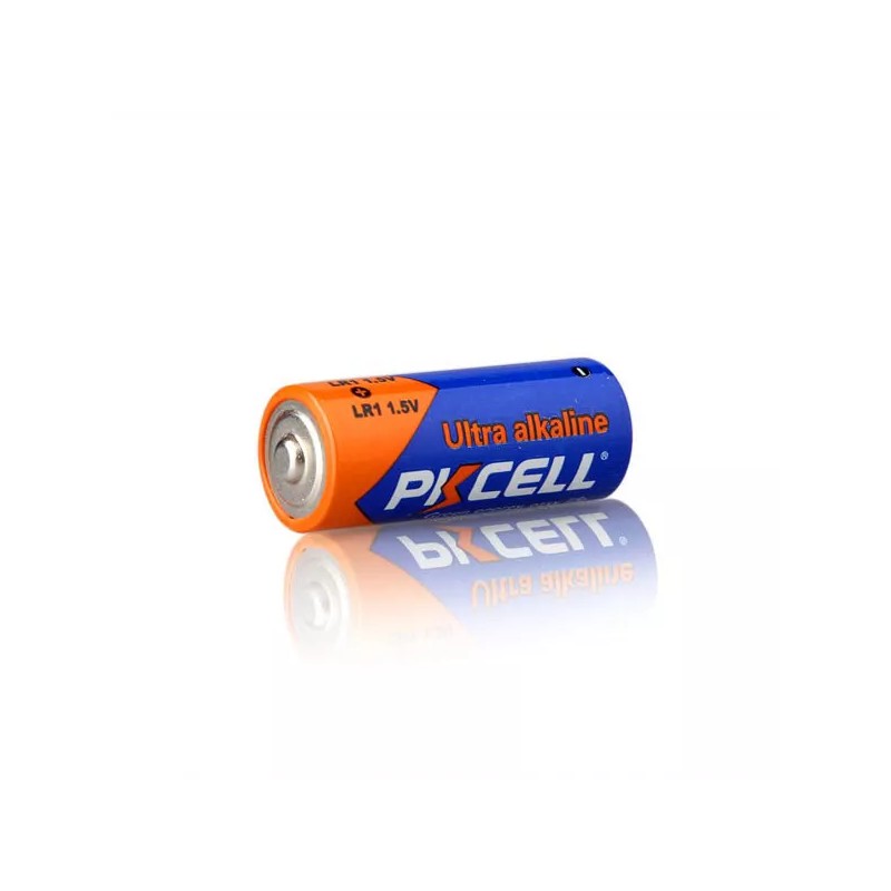 PKCELL 4pcs Size N Batteries MN9100 910A LR1 AM5 1.5V