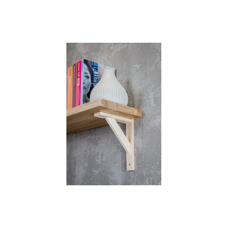 Velano - 2 x Angle Shelf Brackets Set of 2