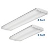 Lithonia Lighting LBL4 LP840 4-Feet Commercial LED Wraparound Indoor Light,