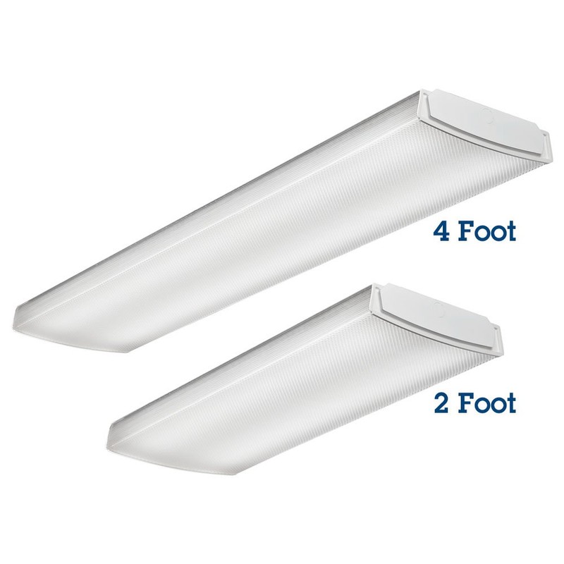Lithonia Lighting LBL4 LP840 4-Feet Commercial LED Wraparound Indoor Light,