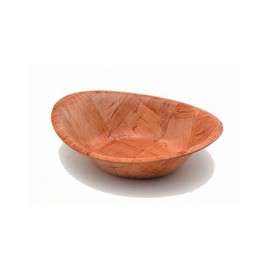 Oval Woven Wooden Bowls - 10 inch - Wooden Bowl - Snack Bowl, Serving Bowl - Wooden Tableware.