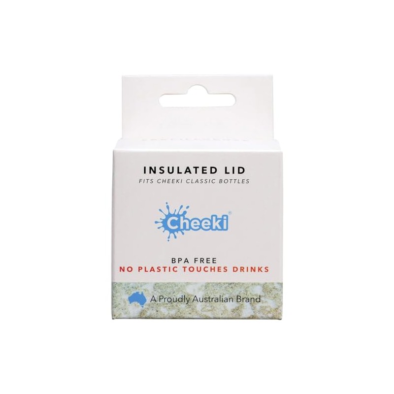 Cheeki 891390 Stainless Steel Replacement Insulated Classic Lid, Silver