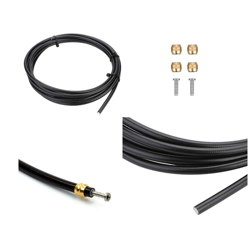 3000mm Bicycle Hydraulic Brake Hose Kit & 4 Sets Olive