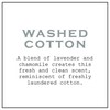 K.Hall Designs Washed Cotton Boxed Diffuser Kit, Refreshing Clean Scent,