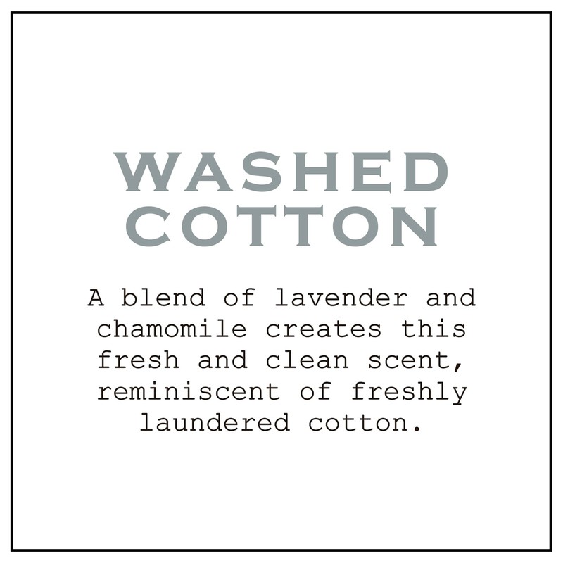 K.Hall Designs Washed Cotton Boxed Diffuser Kit, Refreshing Clean Scent,