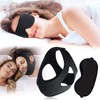 1 Pcs Airflow Jaw Strap,Anti Snoring Chin Strap,Elastic Air Flow