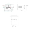 AIMILAR Mechanical Hour Meter AC 110V-250V for Small Engines, Boats,