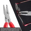 LEONTOOL 6 Inches Nose Pad Plier Adjusting Eyeglass Arms Frame