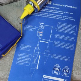 Faithfull PLUMBAUTO Plumb-Auto Automatic Plumbline 14Oz