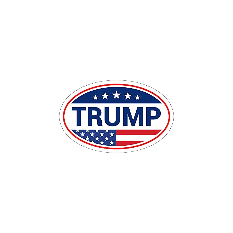 *Oval Car Magnet* Trump Bumper Sticker Magnet O127
