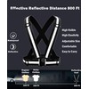 YUNLOVXEE Reflective Strap Safety Vest Gear - 2-10 Pack Adjustable