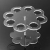 LUOEM 8 Holes Acrylic Ice Cream Cone Storage Stand