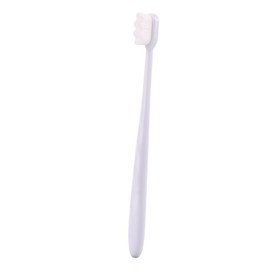 Healeved Bristle Toothbrushes -nano Soft Bristles for Oral Cleaning Ergonomic Design White Handle for Daily Oral Care and Hygiene