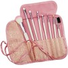 8 Piece Cosmetic Brush Set with Pink Bag Kosmetex