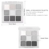 Mini 9 Cool Shades Eyeshadow Palette Black Smokey Matte Glitter