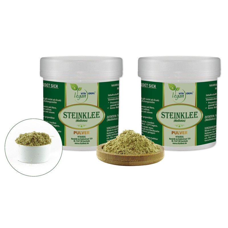 VITAIDEAL VEGAN® "Spar-Pot" Stone Clover Herb 2 x 100 g
