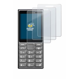 BROTECT Anti-Glare Protective Glass for HMD 110 4G (Pack of 3) Protective Film Tempered Glass Matt [Extremely Scratch-Resistant 9H, Anti-Reflection, Anti-Fingerprint]